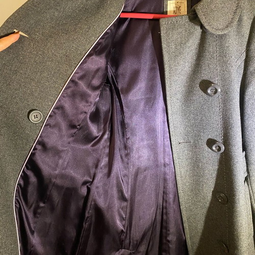 Pull&Bear coat 60% wool 40% viscose like new, gray
