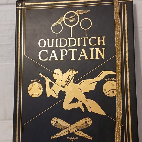 Harry Potter Quidditch Captain journal notebook