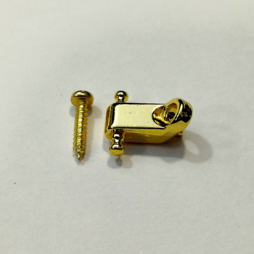 Roller String Tree Guitar String Guide with Screw and Anti-Rotation Pin, gold