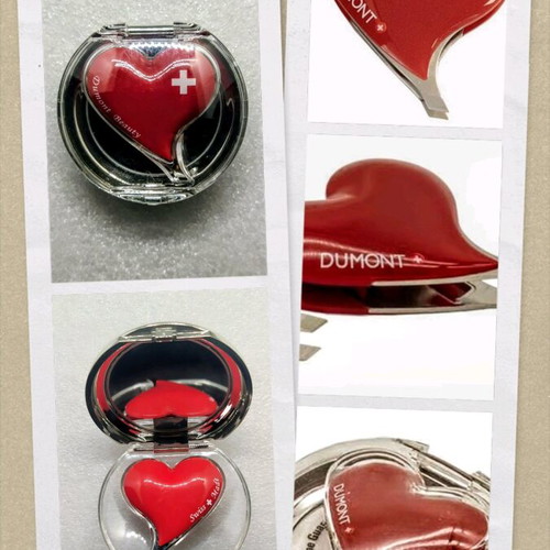 Dumont Swiss eyebrow tweezers heart-shaped new