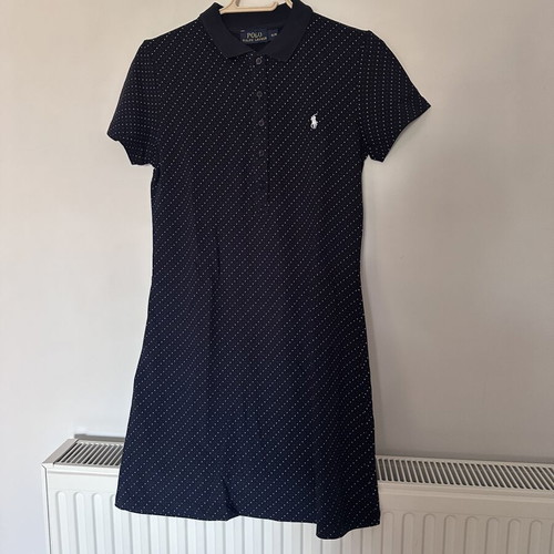 Polo dress new, blue, size M