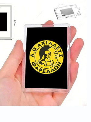 Μαγνητάκι Αχιλλέας Φαρσάλων καινούργιο, ελληνικό ποδοσφαιρικό σουβενίρ