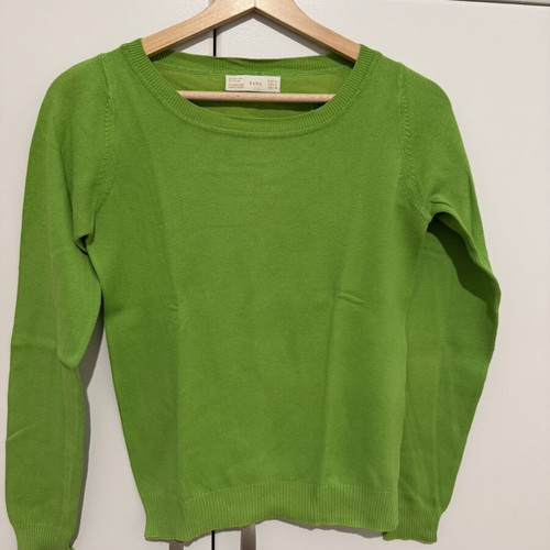 Zara sweater size M used, green