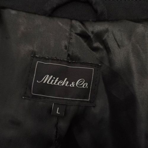 Mitch & Co. Black Blazer Women M-L Like New Classic Fit