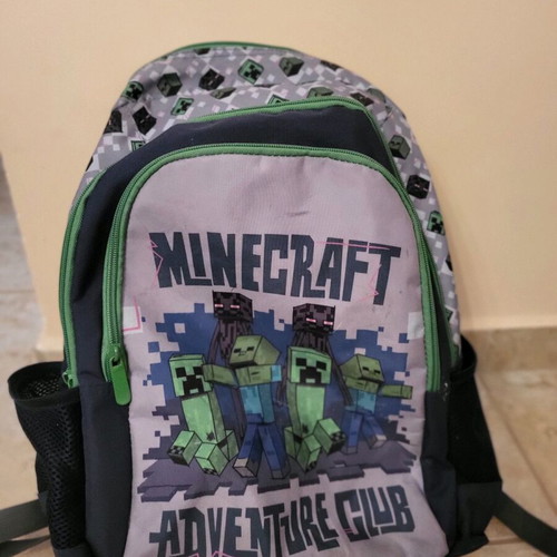 Minecraft school backpack and pencil case like new