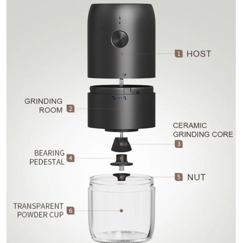 Electric Coffee Grinder Rechargeable HYH-01829 new
