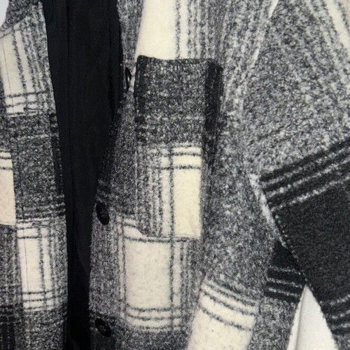 Marks and Spencer coat like new, black and white