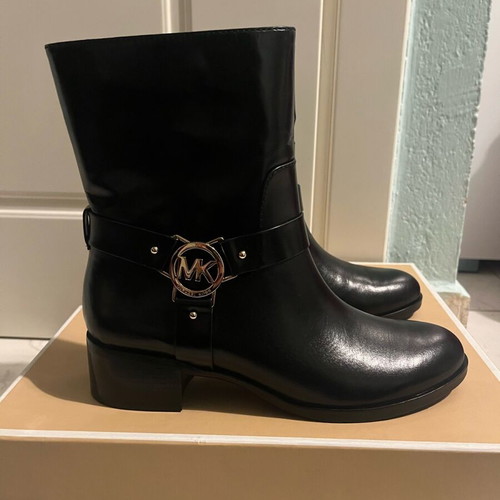 Michael Kors boots new, black leather, size 36.5