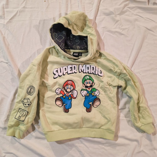 Super Mario Kids Hoodie Primark Size 6-7 Years Like New