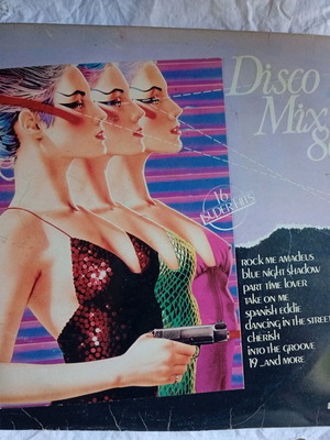 Disco Mix 86 vinyl record like new, collectible with 16 super hits