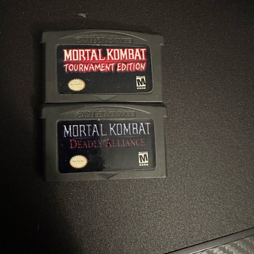 Game Boy Advance Mortal Kombat Tournament and Deadly Alliance like new