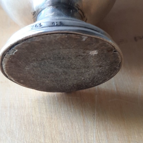 Silver 925 vase from the 60s used, 257g