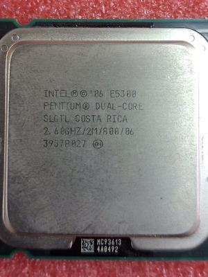 Intel Pentium Dual-Core E5300 επεξεργαστής μεταχειρισμένος, 2.60GHz, Socket 775