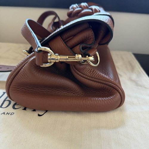 Mulberry Alexa Regular shoulder bag new, medium chestnut leather