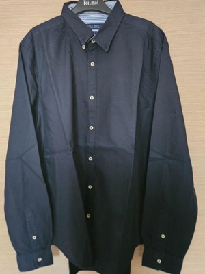 Zara navy blue shirt like new, size L