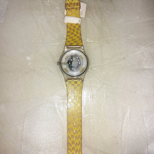 Aquadiver watch with cartoon figure new, waterproof, yellow