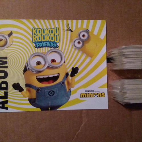 Koukouroukou - Minions 2021 album new with sticker set