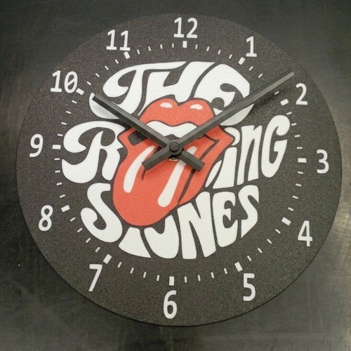 Rolling Stones wall clock like new, analog