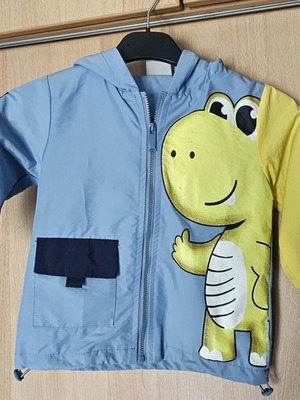 Children's windbreaker jacket 12M 3D Dinosaur like new