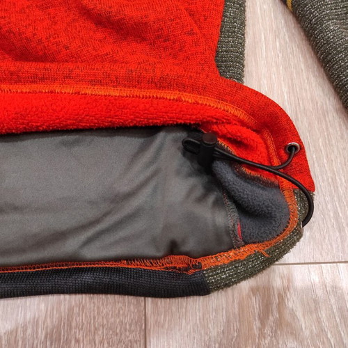 Lowe Alpine technical fleece jacket size M like new, red and orange