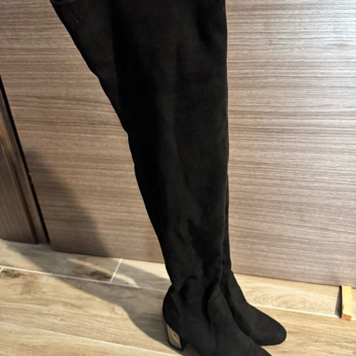 Migato boots over the knee black like new size 38