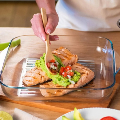 Premia Glass 3.2 L Tupperware Borosilicate Oven Dish New