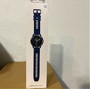 Xiaomi Watch S1 Active 47mm Αδιάβροχο με Παλμογράφο (Ocean Blue) σφραγισμένο