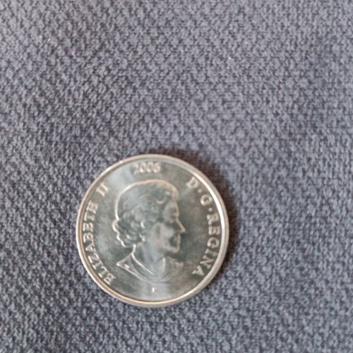 Canadian Breast Cancer Ribbon 25 Cents Coin 2006 like new