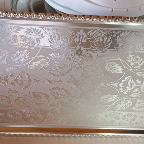 Serving tray rectangular like new, 43x26.5 cm