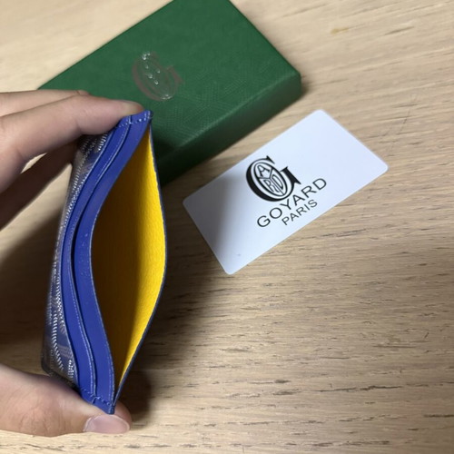 Goyard CardHolder Wallet brand new, blue, with box