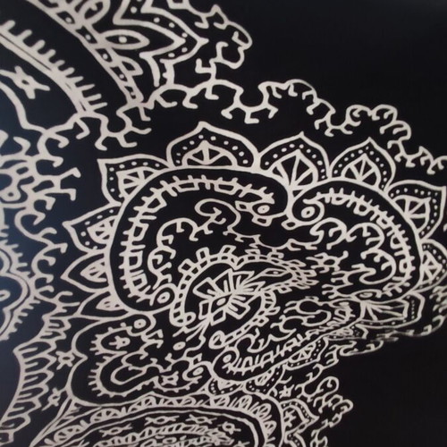 Mat Fashion Asymmetric Dress or Skirt L like new, black and white