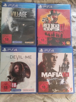 PlayStation 4 games like new, including Resident Evil Village and RDR2