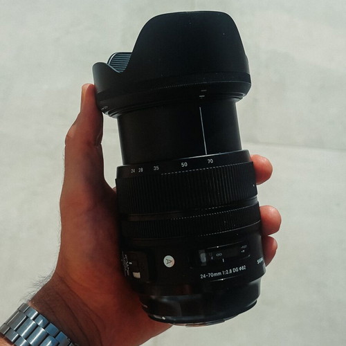 Sigma 24-70mm f/2.8 DG OS HSM Art Standard Zoom Lens for Canon EF Mount like new