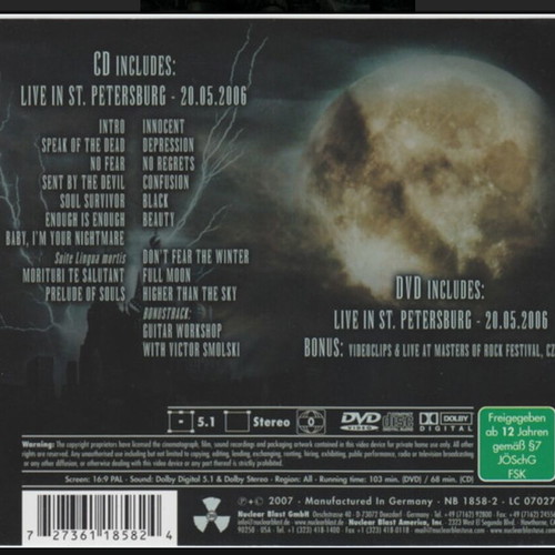 Rage Full Moon In St. Petersburg CD used, metal