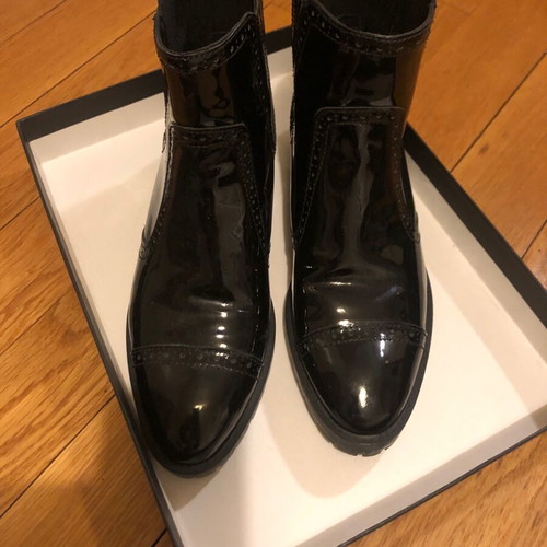Massimo Dutti women's ankle boots 38 black like new