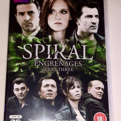 Spiral Engrenages DVD used, crime series with English subtitles