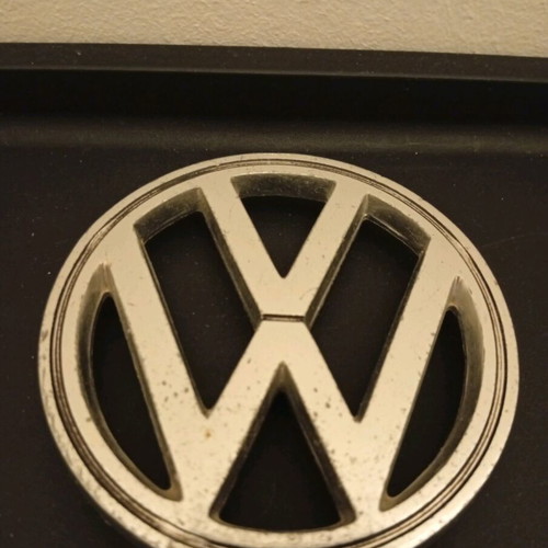 Volkswagen metal emblem used