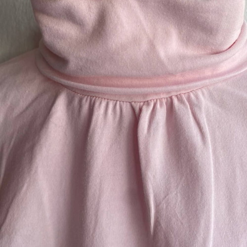 Dpam turtleneck blouse for girls 8 years 126cm like new, pink cotton