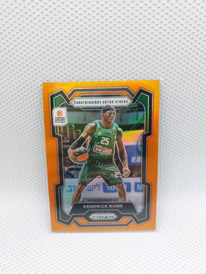 Κάρτα 2023-24 Euroleague Prizm Kendrick Nunn orange σαν καινούργιο