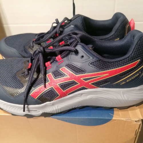 Asics Sonoma 7 men's athletic shoes size 48 new, black and gray