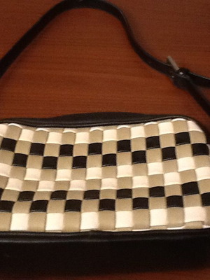 Mexx Fashion shoulder bag vintage like new, black and white