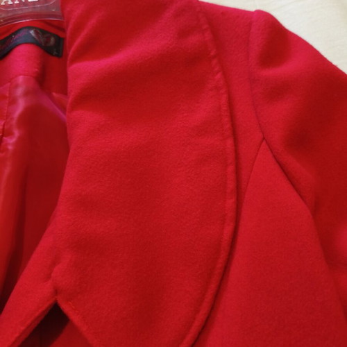 Bellino women's red wool coat like new, size L (fits M)