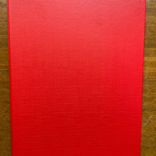 Filing binder new in red color