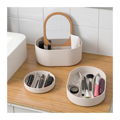 Ikea storage box new with compartments and mirror