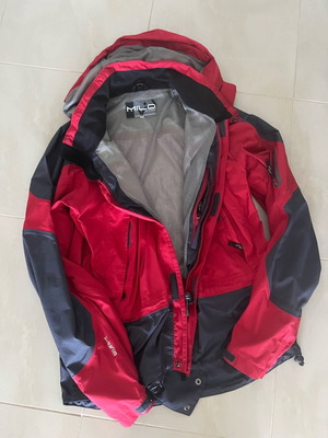 Men's jacket used, red, size L