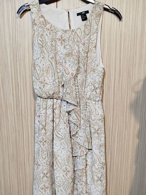 Φόρεμα H&M μεταχειρισμένο, μέγεθος S, μπεζ, πάνω από το γόνατο