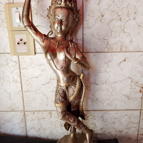 Tara bronze statue like new, large over 50cm