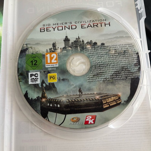 Sid Meier’s Civilization Beyond Earth PC CD-ROM used, strategy game