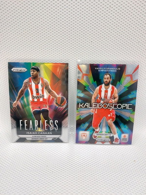 Euroleague Prizm Spanoulis Kaleidoscopic και Canaan Fearless σαν καινούργιο