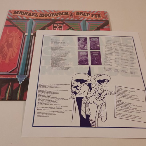 Vinyl LP Michael Moorcock & The Deep Fix New Worlds Fair new, rock